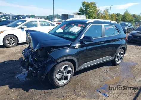 2024 Hyundai Venue Sel из США, поврежденный, VIN KMHRC8A30RU342202